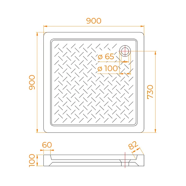 Душевой поддон RGW CER 19170199-04 фото 2