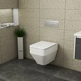 Унитаз OWL 1975 Eld Ruta-H OWLT190601 подвесной безободковый с микролифтом фото 6