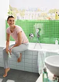 Смеситель Hansgrohe Novus Loop 71345000 для ванны с душем с внутренней частью фото 2