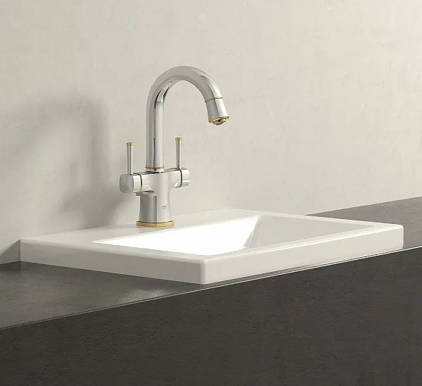 Смеситель Grohe Grandera 21107IG0 для раковины с донным клапаном фото 2