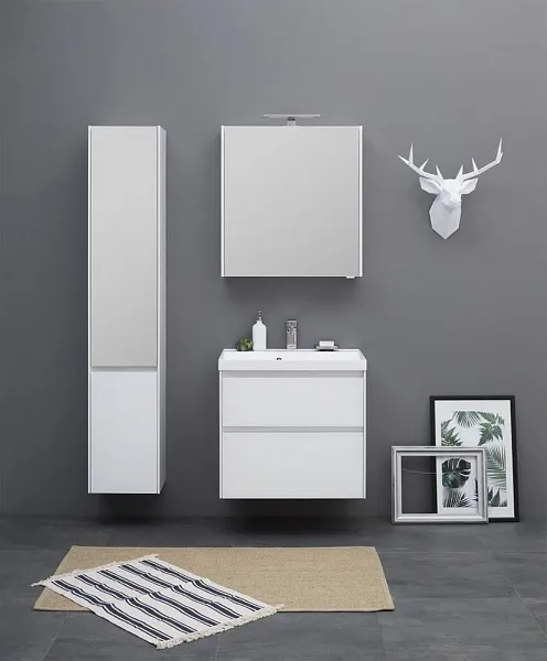 Шкаф-пенал Aquanet Гласс 35x180 249946 левый фото 6