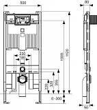 Инсталляция для унитаза TECE Profil 9300500 фото 2