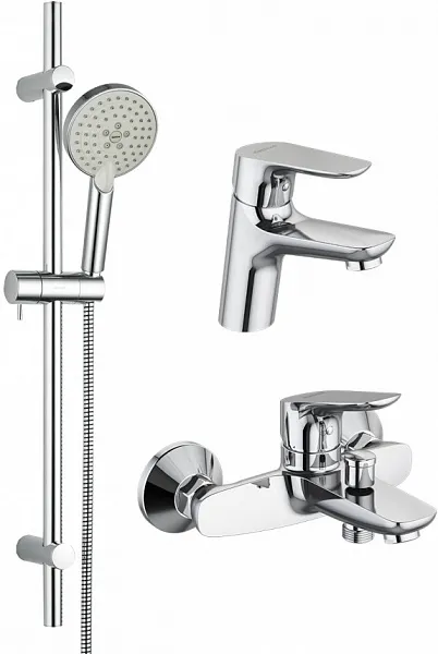 Комплект смесителей 3 в 1 RedBlu by Damixa Origin Bit 409007700 фото 1