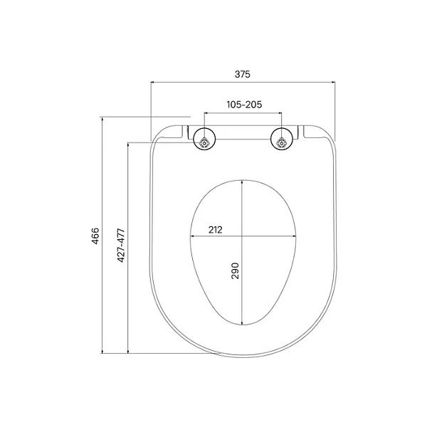 Крышка-сиденье Iddis Optima Home 067DPSEi31 быстросъемное с микролифтом фото 7