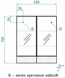 Зеркало-шкаф Style Line Ассоль 60x70 ЛС-00000326 фото 7
