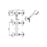 Смеситель для душа PAINI Ornellaia 87CR509 фото 2