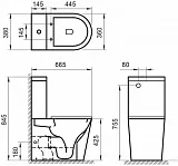 Бачок для унитаза BelBagno Sfera-R BB2141T фото 2