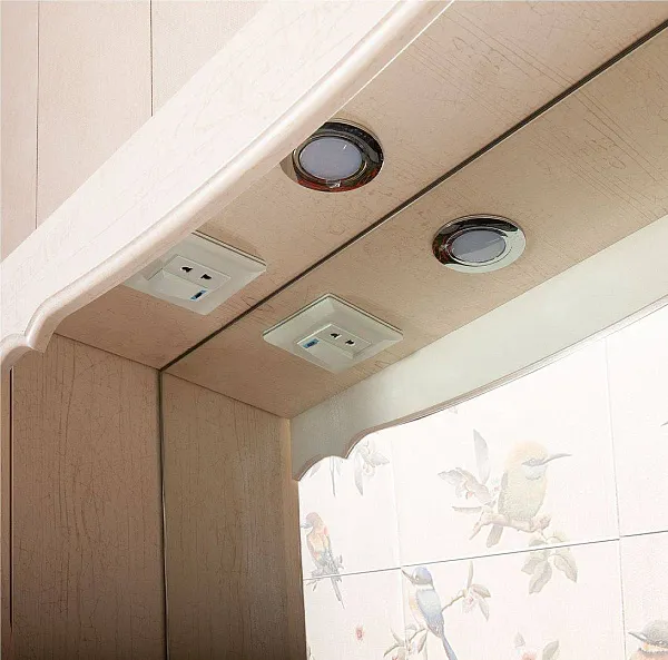 Зеркало Бриклаер Кантри 65х70 4627125413605 с подсветкой фото 3