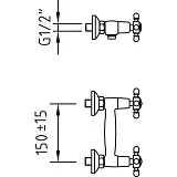 Смеситель для душа PAINI Tango TNCR511 фото 8