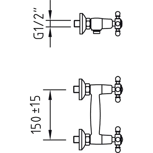Смеситель для душа PAINI Tango TNCR511 фото 8