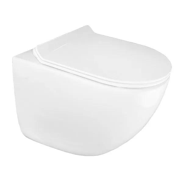 Унитаз Azario AZ-0093UQ3 подвесной безободковый с сиденьем микролифт фото 2