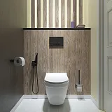 Клавиша смыва Iddis Unifix UNI06MBi77 черная матовая фото 2