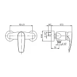 Смеситель для душа PAINI Spider 67CR511SRR2KM фото 2