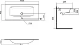 Раковина Santek Элина 101 см 1WH501627 фото 4