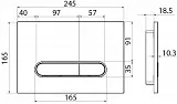 Смывная клавиша для унитазов Iddis Unifix UNI31CHi77 фото 3
