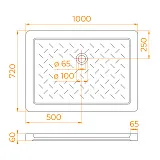 Душевой поддон RGW CER 19170370-01 фото 2