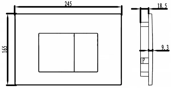 Смывная клавиша для унитазов Iddis Neofix NEO30M0I77 фото 2