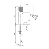 Смеситель для биде PAINI Cox grip 7GPJ304 фото 2