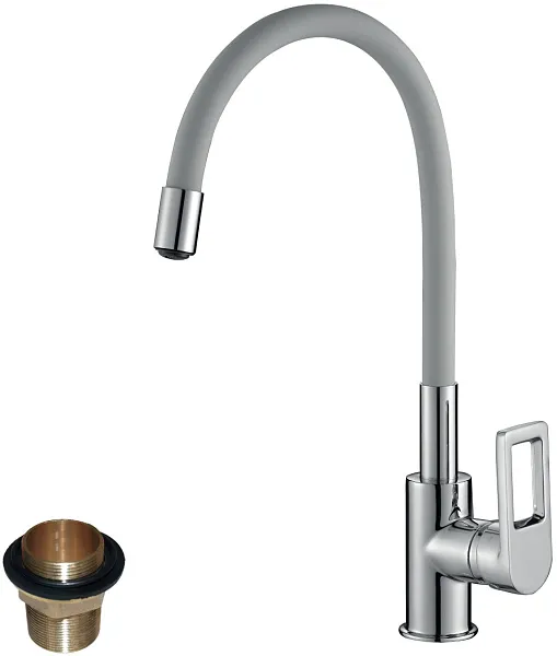 Смеситель Rossinka Z Z35-35U-Gray для кухонной мойки фото 1
