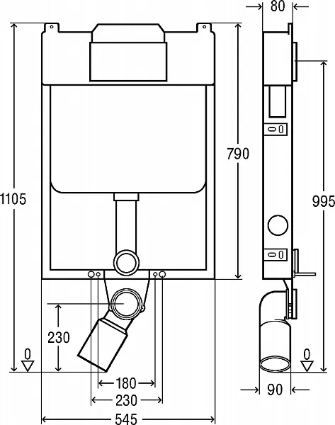 Смывной бачок скрытого монтажа Viega Mono Tec 648794 фото 2