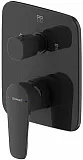 Смеситель Bravat Source Black PB8173218BW-3-ENG для ванны с душем фото 1