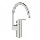 Смеситель Grohe Eurosmart New 33202DC2  для кухонной мойки сталь фото 1