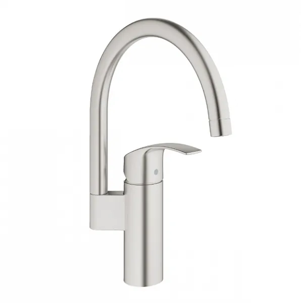 Смеситель Grohe Eurosmart New 33202DC2  для кухонной мойки сталь фото 1