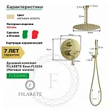 Душевой комплект FILARETE Roun FL1024MG фото 3