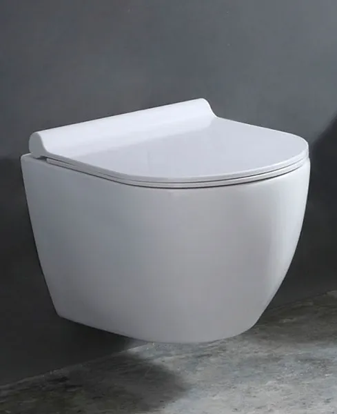 Унитаз Azario Geno AZ2196D подвесной безободковый с микролифтом фото 2