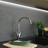 Смеситель для кухонной мойки PAINI Neptune 64CR572NPKM фото 2