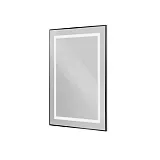 Зеркало BelBagno Kraft 50x80 SPC-KRAFT-500-800-SENS-NERO с подсветкой фото 1