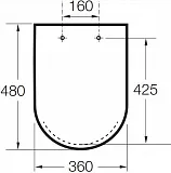 Крышка-сиденье Roca Inspira 80153264B с микролифтом фото 2