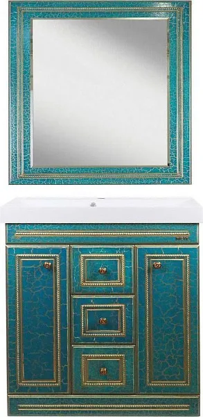 Зеркало Misty Fresko 90x94 Л-Фре03090-0317 с подсветкой с полочкой фото 2