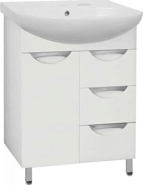 Тумба с раковиной Style Line Жасмин 60 напольная фото 1