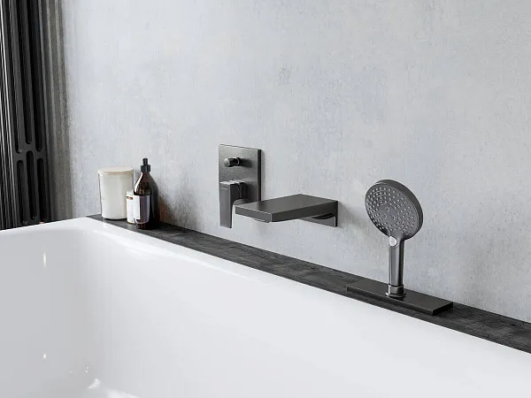 Смеситель Hansgrohe Metropol 32545340 для ванны с душем с внутренней частью фото 2