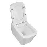 Унитаз Azario Boca AZ-1048 A подвесной безободковый с сиденьем микролифт фото 3