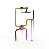 Душевой комплект PAINI Cox 78CRSET26911SH фото 3