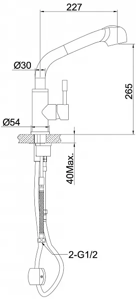 Смеситель Lemark Expert LM5076S для кухонной мойки фото 2