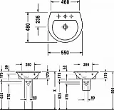 Раковина Duravit Darling New 2621550000 55 см фото 10