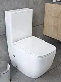 Унитаз-компакт Teymi Mandy Vortex W01855 напольный безободковый с микролифтом фото 7