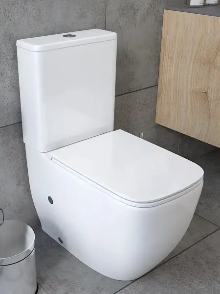 Унитаз-компакт Teymi Mandy Vortex W01855 напольный безободковый с микролифтом фото 7