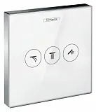 Переключатель потоков Hansgrohe ShowerSelect Trio/Quattro 15736400 на 3 потребителя фото 1