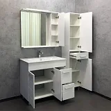 Зеркало Comforty Модена М 90x79 00-00001641CF с подсветкой с полочкой фото 5