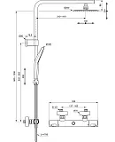 Душевая стойка Ideal Standard Ceratherm t50 A7704AA фото 7