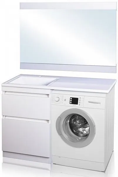 Тумба с раковиной Style Line Даллас 115 напольная левая фото 3