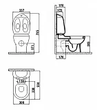 Бачок для унитаза Creavit Ducky DC400-00CB00E-0000 фото 2