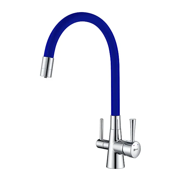 Смеситель Lemark Comfort LM3075C-Blue для кухонной мойки фото 1
