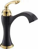 Смеситель Timo Unari 7501/04F black antique, для раковины фото 1
