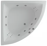 Акриловая ванна Aquatek Юпитер 150x150 UPT150-0000026 вклеенный каркас фото 2