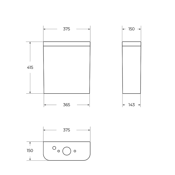 Бачок BelBagno Albano BB120T фото 2